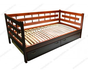 Кровать Сакура три спинки из березы