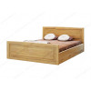 Двуспальные кровати из массива дерева с ящиками