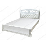 Белые кровати из сосны