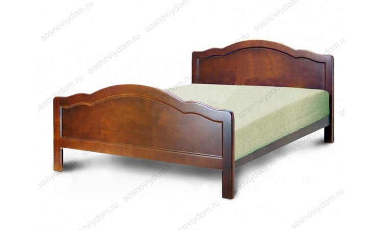 Кровать Сонька без рисунка из массива березы