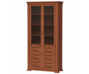 Книжный шкаф Верди 126 из массива