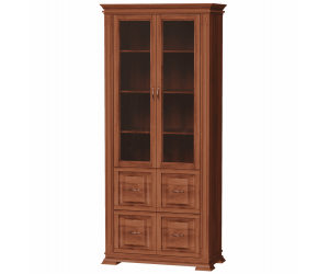 Книжный шкаф Верди 137 из массива