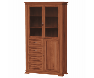 Книжный шкаф Верди 144 из массива