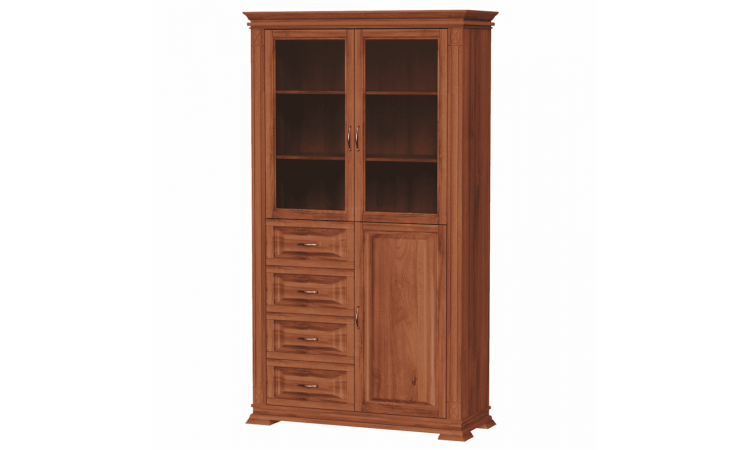 Книжный шкаф Верди 144 из массива