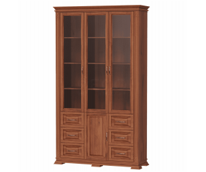 Книжный шкаф Верди 557 из массива