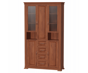 Книжный шкаф Верди 558 из массива