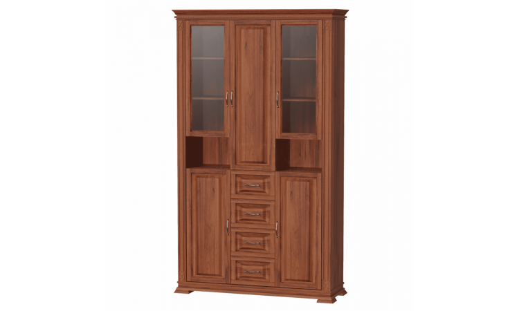 Книжный шкаф Верди 558 из массива