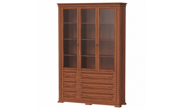 Книжный шкаф Верди 563 из массива